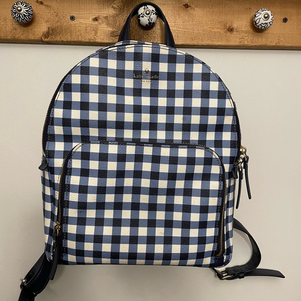 Kate Spade backpack HYDE LANE GINGHAM HARTLEY